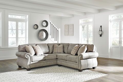 Signature Design by Ashley® Olsberg 2-Piece Steel Left-Arm Facing Sectional-1