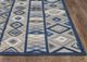 KAS Rugs Calla Blue/Gray Aztec 5'x7' Area Rug-1