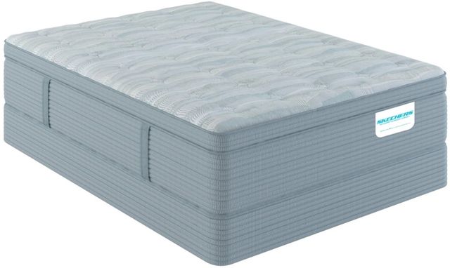 Skechers® PostureFit™ 200 Wrapped Coil 15.5" Plush Euro Top Queen Mattress-3