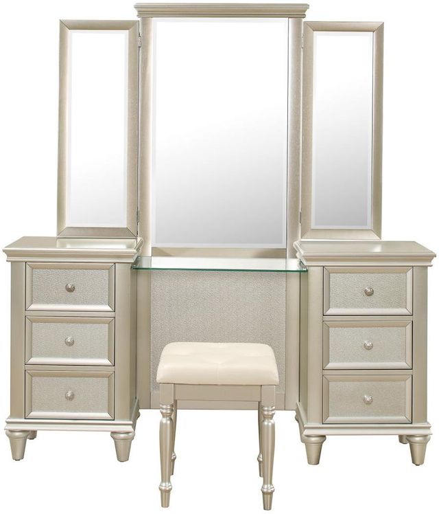 Mazin Furniture Celandine Vanity Stool-2