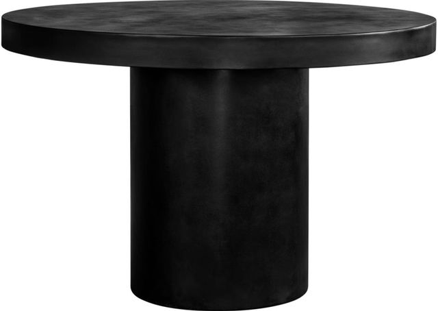 Moe's Home Collection Cassius Black Concrete Round Outdoor Dining Table-0
