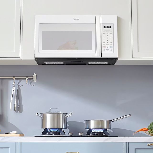 Midea® 1.7 Cu. Ft. White Over The Range Microwave-3