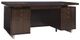 Century® Customizable Office Desk with Black Leather Top-0
