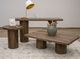 International Furniture Direct Suomi Brown Sofa Table-1