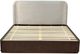 Modus Furniture Penny Chocolate Mousse Fluted Eastern King Bed-4