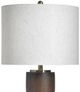Stylecraft Walnut Gold Table Lamp-1