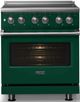 Viking® 5 Series 30" Ivy Pro Style Electric Range with Polished Chrome Trim-4