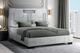 Global Furniture USA Oscar Gray King Panel Bed No Wood Trim-2