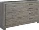 Signature Design by Ashley® Culverbach 5-Piece Gray King Panel Bed Set-2