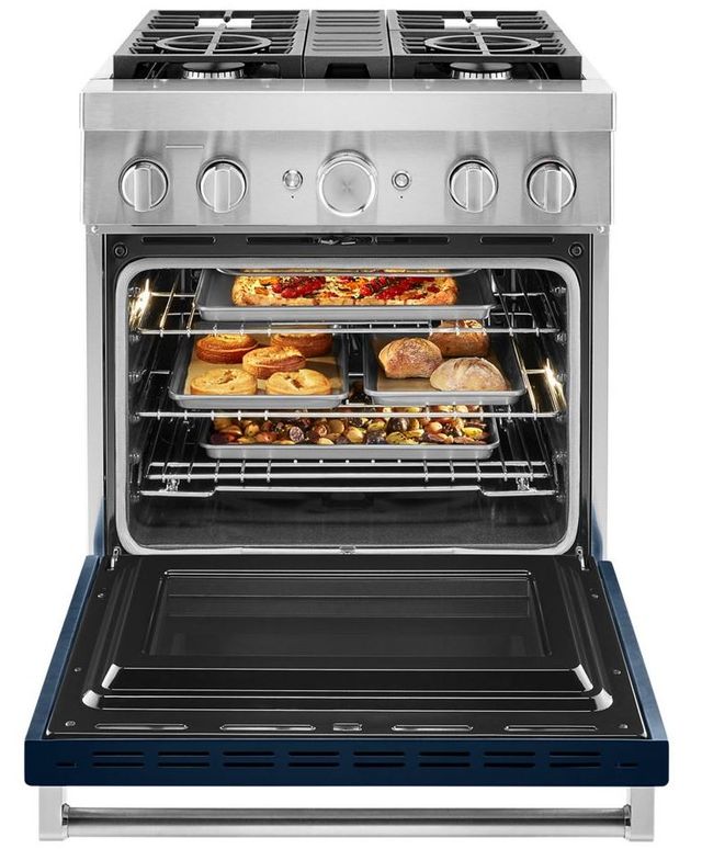 KitchenAid® 30" Ink Blue Pro Style Dual Fuel Range-2