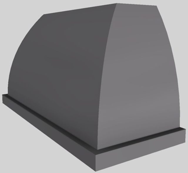 Vent-A-Hood® Designer Series 54" Gunsmoke Wall Mounted Range Hood-2