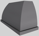Vent-A-Hood® Designer Series 54" Gunsmoke Wall Mounted Range Hood-2