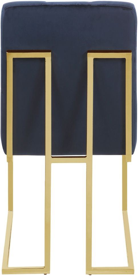 Coaster® Cisco 2-Piece Ink Blue/Gold Side Chairs-3