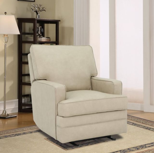 BarcaLounger® Hazel Cashmere Stone Leather Power Recliner-2