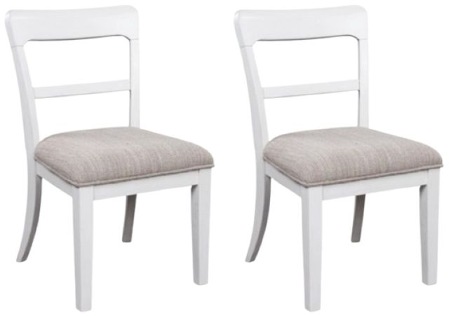 Signature Design by Ashley® Greddinton Gray/White Upholstered Dining Side Chair-3