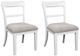 Signature Design by Ashley® Greddinton Gray/White Upholstered Dining Side Chair-3