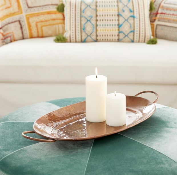 Deco Marche 3-Piece Copper Decor Tray Set-3