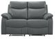 Mazin Furniture Wembley 2-Piece Dark Gray Modular Reclining Loveseat-1