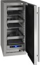 U-Line® 15" Brown Undercounter Refrigerator-1