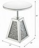 ACME Furniture Noralie Mirrored Accent Table with Faux Diamond-2