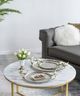 A & B Home Alvada Silver Large Round Decorative Tray-4