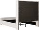 Coaster® Natasha Cream Queen Upholstered Panel Bed-2