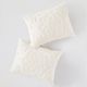 Olliix by Madison Park Ivory Twin/Twin XL Laetitia Tufted Cotton Chenille Medallion Comforter Set-3