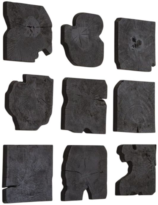 Uttermost® Bahati 9-Piece Charcoal Black Wall Decor Set-0