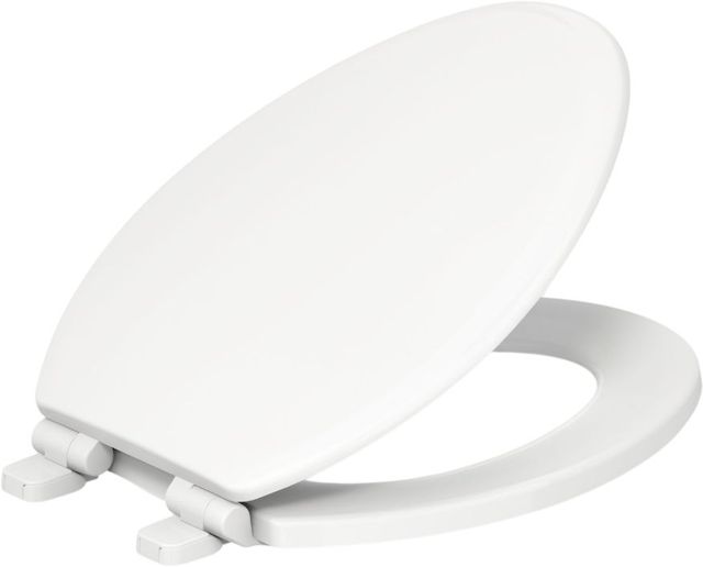 KOHLER® Ridgewood® White Quiet-Close™ Elongated Toilet Seat-1