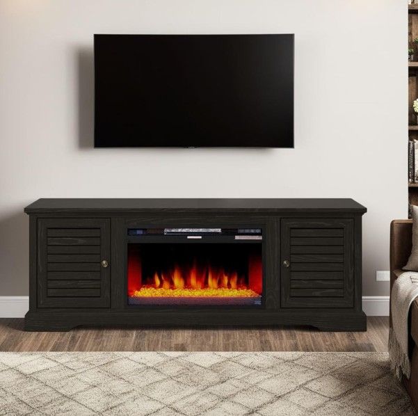 Legends Home Topanga Clove 67'' Fireplace Console-1