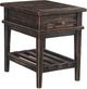 aspenhome® Reeds Farm Weathered Black Chairside Table-0