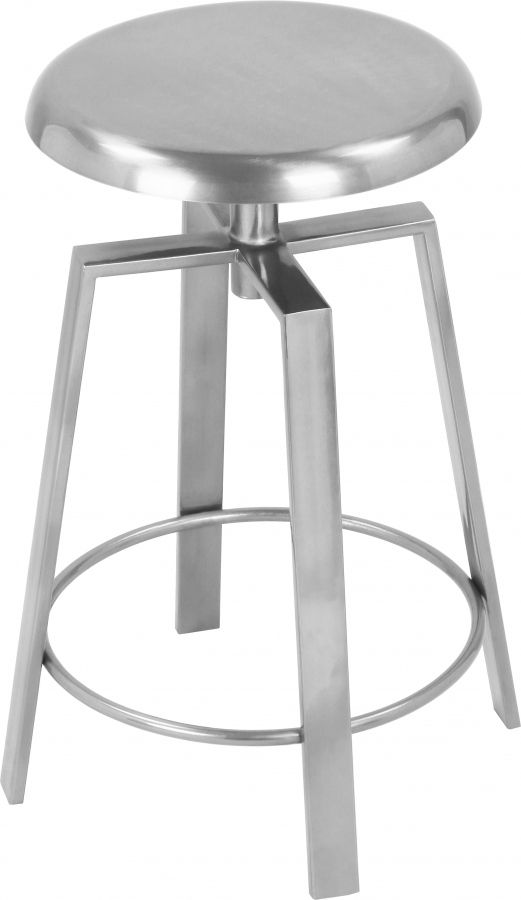 Meridian Furniture Lang Silver Counter Stool-3