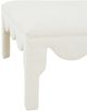 Fairfield® Cee Cee White Cocktail Ottoman-3