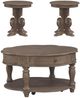 Liberty Furniture Magnolia Manor 3-Piece Weathered Bisque Optional Occasional Table Set-0