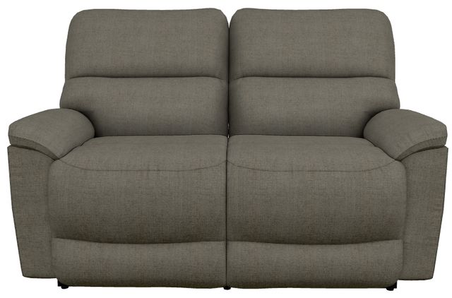 La-Z-Boy® Brooks Gray Power Reclining Loveseat with Headrest and Lumbar-1