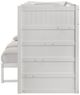 Elements International Sami White Youth Twin Over Full Step Bunk Bed with Right Headboard-3