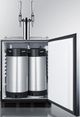 Summit® Commercial Series 5.5 Cu. Ft. Stainless Steel Beer Cooler/Kegerator-3