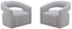 Parker House® Orbit 2-Piece Dame Dove Accent Chair-0