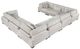 Homelegance® Tinley 8-Piece Beige Modular Sectional-4
