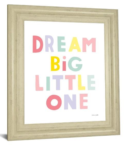 Classy Art Dream Big Little One by Ann Kelle Wall Art-1