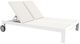 Sunset West Newport Frost Metal Outdoor Adjustable Double Sling Chaise-0