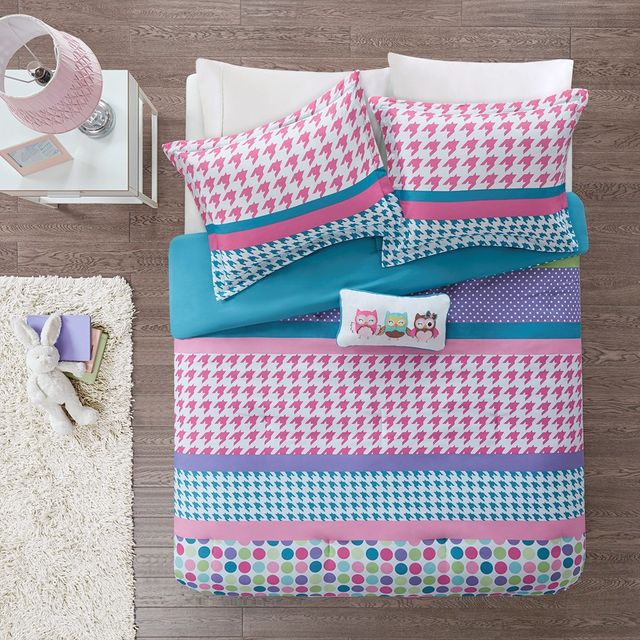 Olliix by Mi Zone Katie Aqua Full/Queen Comforter Set-1