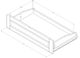 Kodiak Furniture Lodge Natural Full Futon Frame with Storage-2