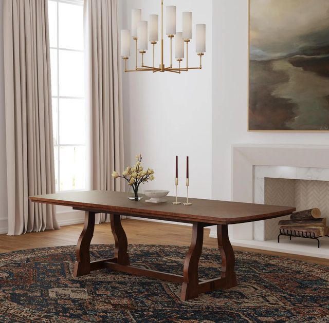 Flexsteel® Bellevue Whiskey Brown Rectangular Dining Table-1