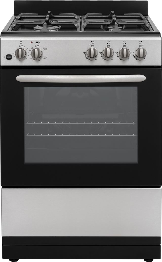 Element® 24" Stainless Steel Freestanding Gas Range-2
