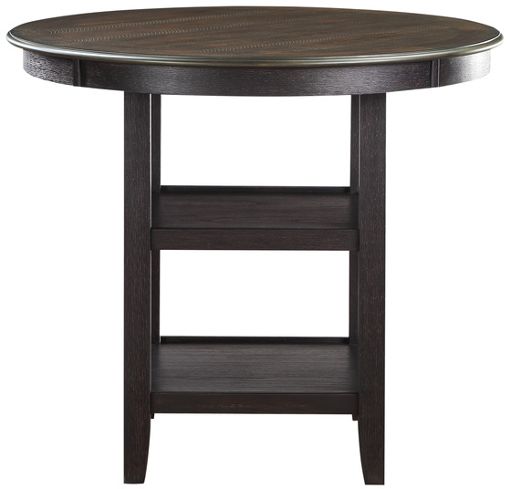 Homelegance® Asher Antique Black Round Counter Height Table-2