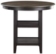 Homelegance® Asher Antique Black Round Counter Height Table-2