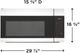 Frigidaire 30" 1.8 Cu. Ft. White Over the Range Microwave-1