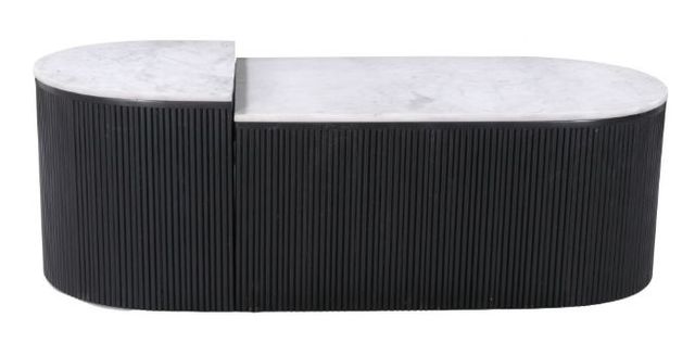 Zuo® Modern Ormara 2-Piece Black/White Coffee Table Set-2