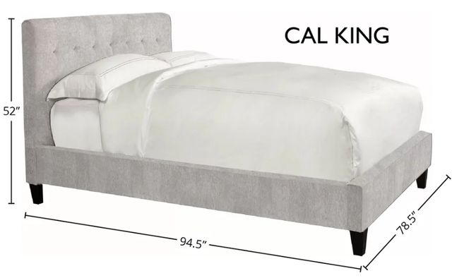 Parker House® Jody Porcelain California King Upholstered Panel Bed-2